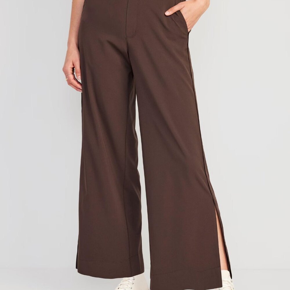 NWT Old Navy High-Waisted StretchTech Wide-Leg Pants - Picture 2 of 5